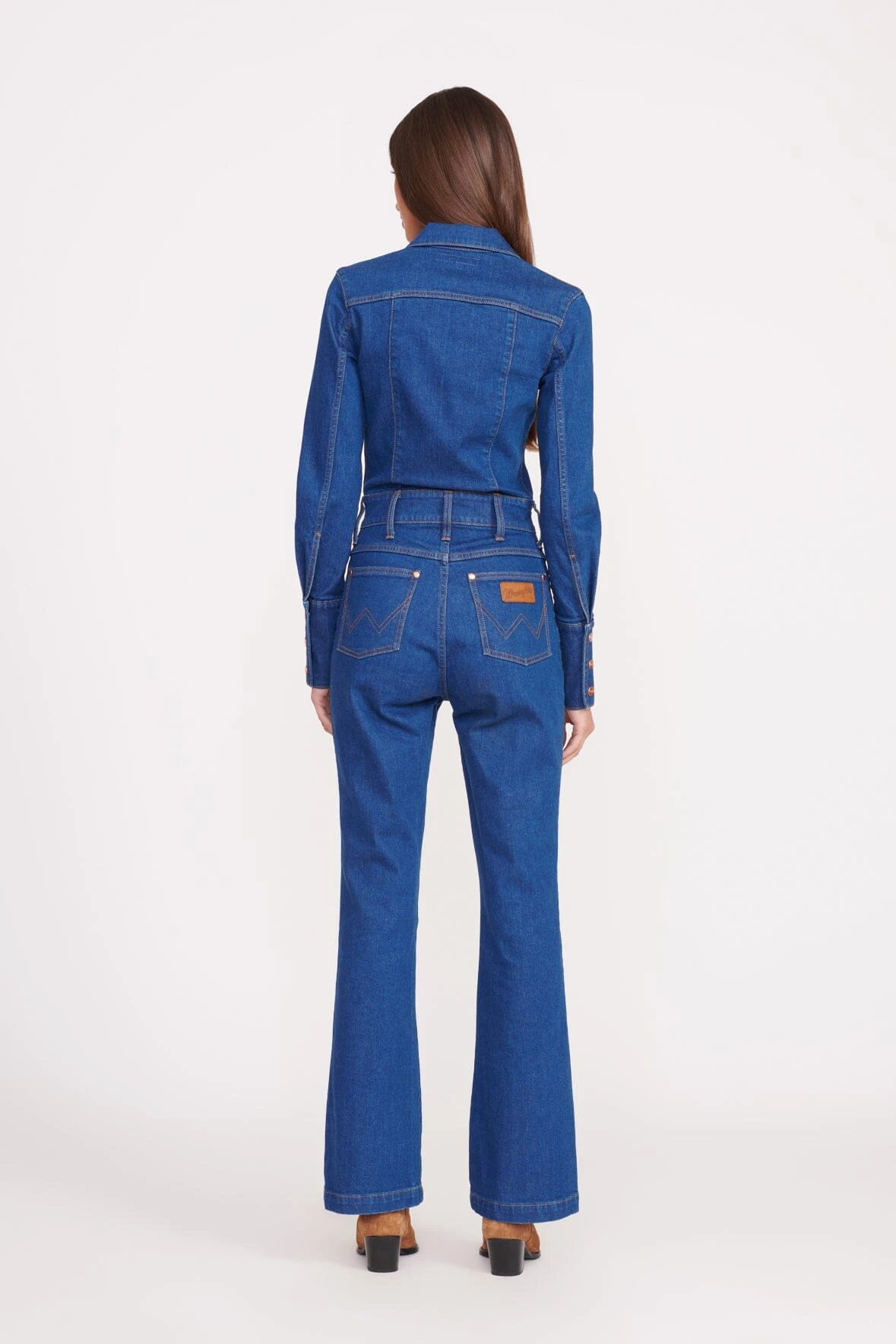 STAUD + WRANGLER THE BODY JUMPSUIT | DARK RINSE 5 STAUD + WRANGLER THE BODY JUMPSUIT | DARK RINSE - Image 5