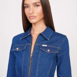 STAUD + WRANGLER THE BODY JUMPSUIT | DARK RINSE 16 STAUD + WRANGLER THE BODY JUMPSUIT | DARK RINSE -Outlet Attirion Store Wrangler 1201 web