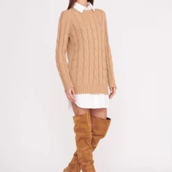 ALDRIN DRESS | CAMEL WHITE -Outlet Attirion Store aldrin dress camel white 6 8b8e2548 1c19 4667 888f 4399f3fb3add