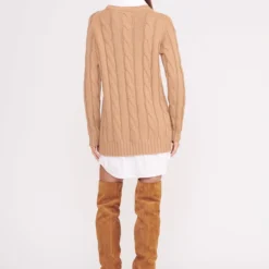 ALDRIN DRESS | CAMEL WHITE -Outlet Attirion Store aldrin dress camel white 7 bce79fad 1ce3 4841 9968 67952f48712f