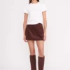 ANNETTE SKIRT | MAHOGANY