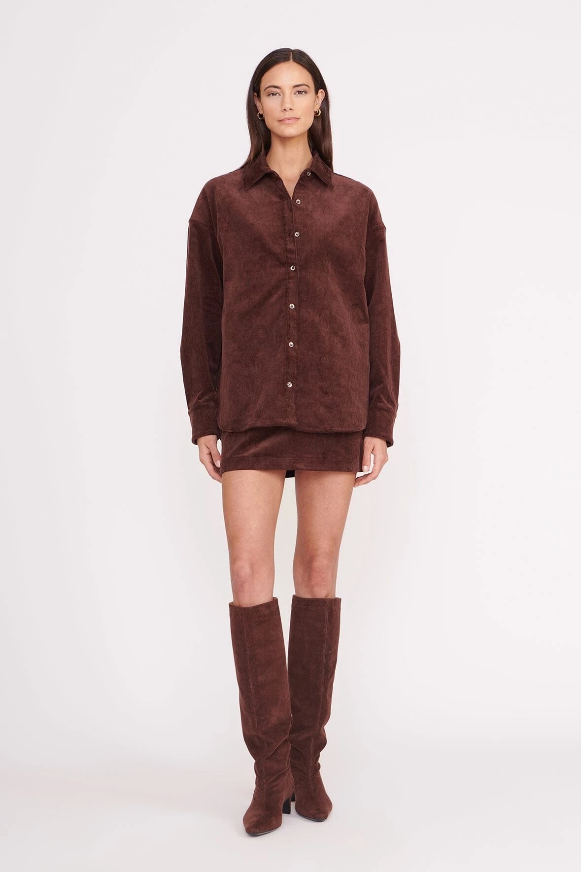 ANNETTE SKIRT | MAHOGANY 2 ANNETTE SKIRT | MAHOGANY - Image 2