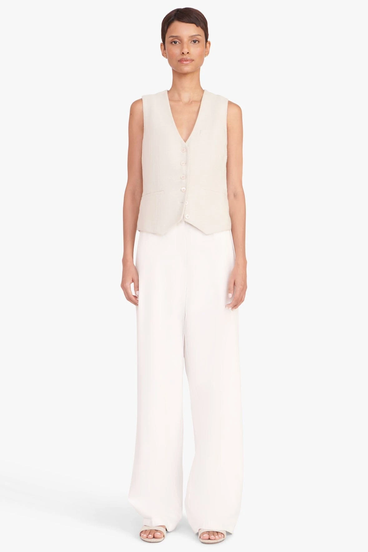 BRETT VEST | OAT MILK 2 BRETT VEST | OAT MILK - Image 2