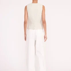 BRETT VEST | OAT MILK 10 BRETT VEST | OAT MILK -Outlet Attirion Store brett vest oat milk 00602 web