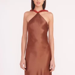 CADENCE DRESS | CLOVE -Outlet Attirion Store cadence dress clove 05931 web