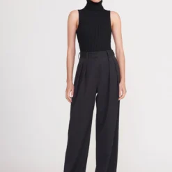 LUISA PANT | BLACK SUITING