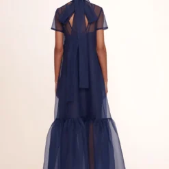 CALLUNA DRESS | NAVY -Outlet Attirion Store calluna dress navy 01255 web