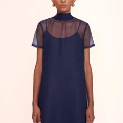 CALLUNA DRESS | NAVY -Outlet Attirion Store calluna dress navy 01258 web