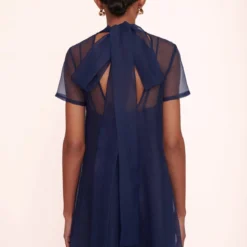 CALLUNA DRESS | NAVY -Outlet Attirion Store calluna dress navy 01262 web