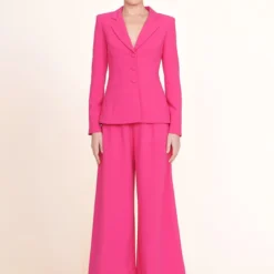 CROPPED CALEB PANT | MAGENTA