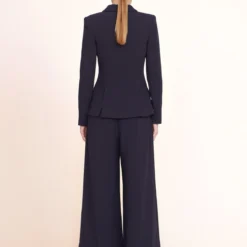 CROPPED CALEB PANT | NAVY -Outlet Attirion Store cropped caleb pant navy 2