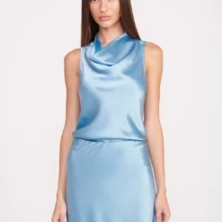 VOYAGE SKIRT | FRENCH BLUE -Outlet Attirion Store fall 23 0120 web