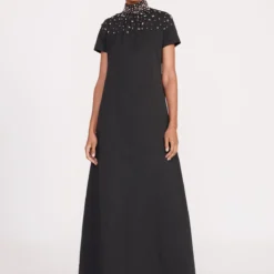 ILANA DRESS | BLACK SILVER