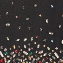 MINI ILANA DRESS | BLACK SILVER 6 MINI ILANA DRESS | BLACK SILVER - Image 6