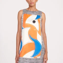 HEPBURN DRESS | MOD FOULARD -Outlet Attirion Store fall 23 2085 web