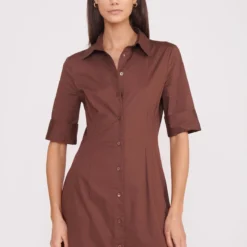 JOAN MAXI DRESS | MAHOGANY -Outlet Attirion Store joan maxi dress mahogany 1