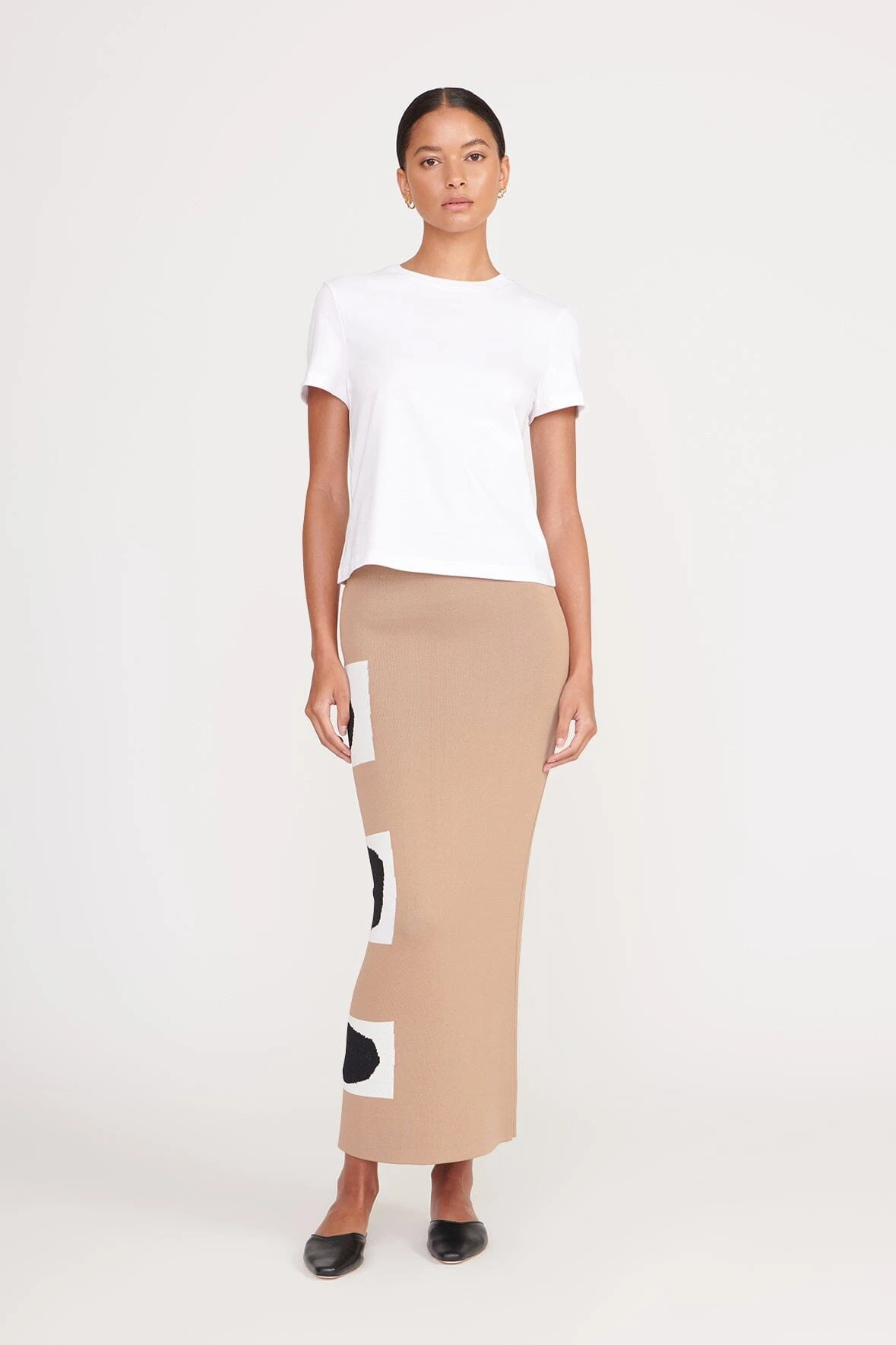 KARINA SKIRT | CAMEL GEOSCAPE 1 KARINA SKIRT | CAMEL GEOSCAPE