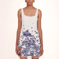 New Release -Outlet Attirion Store le sable dress blue toile 01144 web