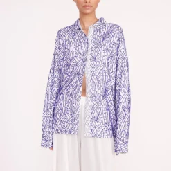 MELODY TOP | BLUE PALM