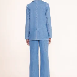 MAXWELL BLAZER | MEDIUM WASH -Outlet Attirion Store maxwell blazer painter pant medium wash 00984 web