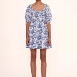 MINI FAYE DRESS | BLUE TOILE