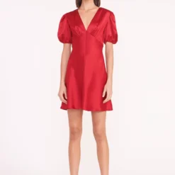 MINI MILLA DRESS | RUBY -Outlet Attirion Store mini milla dress ruby 02743 web