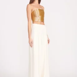 NYLA TOP | GOLD 7 NYLA TOP | GOLD -Outlet Attirion Store nyla gold bead 0292 web