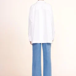 PAYTON TOP | WHITE -Outlet Attirion Store payton top white painter pant medium wash 00944 web