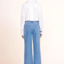 PAYTON TOP | WHITE -Outlet Attirion Store payton top white painter pant medium wash 00969 web