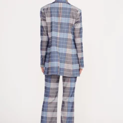 PIROUETTE PANT | FRENCH BLUE MEGA PLAID 7 PIROUETTE PANT | FRENCH BLUE MEGA PLAID -Outlet Attirion Store pirouette pant french blue mega plaid 6 5b4367a9 f8fe 44d6 8483 73f4e24a36bb