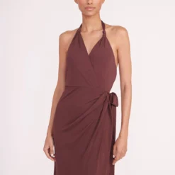 REAGAN DRESS | BARK -Outlet Attirion Store reagan dress bark 01557 web