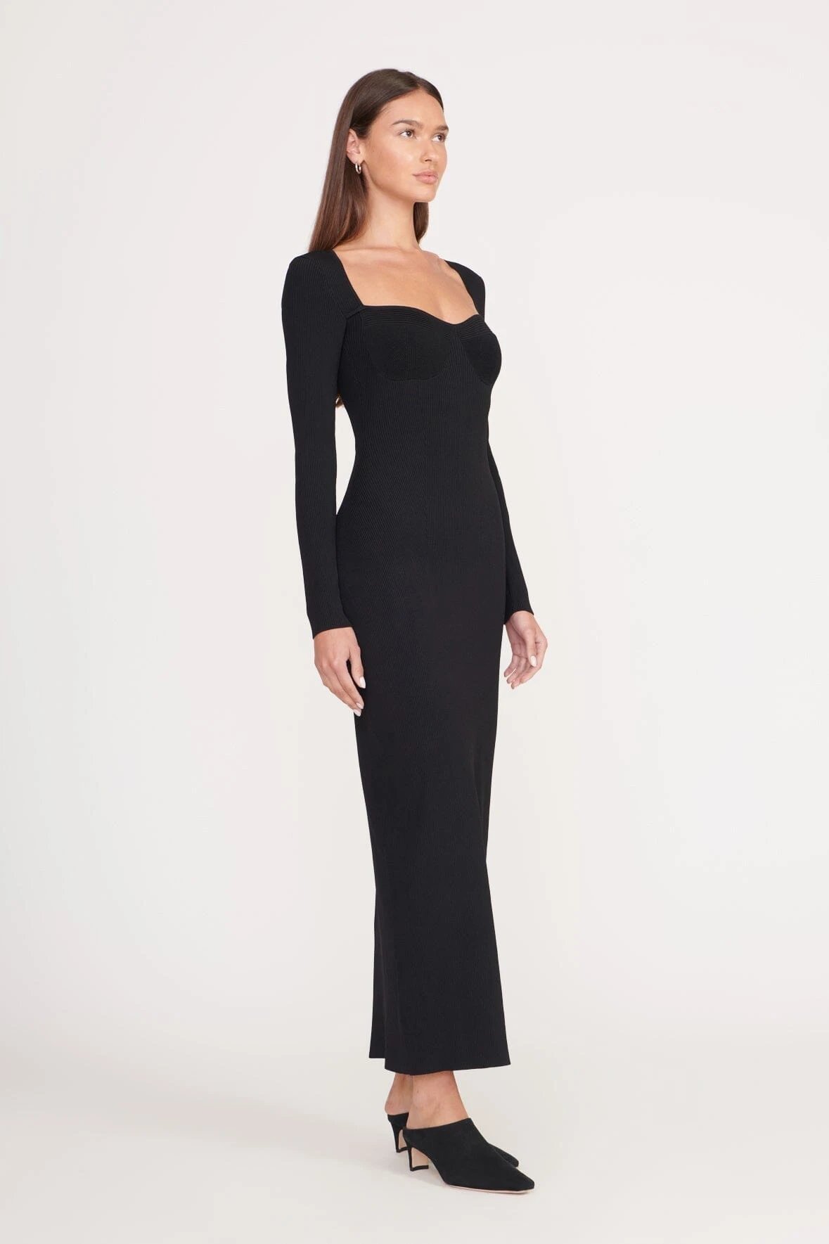 SILHOUETTE DRESS | BLACK 3 SILHOUETTE DRESS | BLACK - Image 3