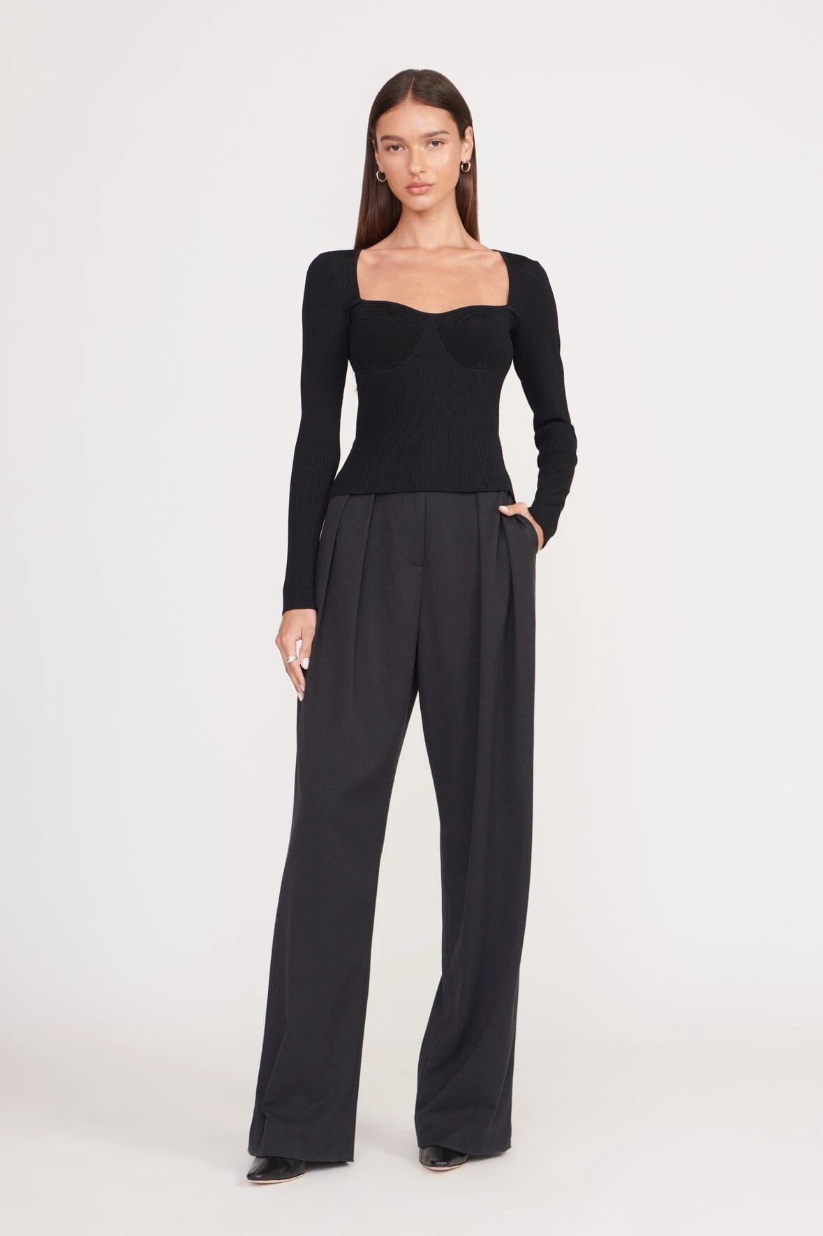 SILHOUETTE TOP | BLACK 4 SILHOUETTE TOP | BLACK - Image 4