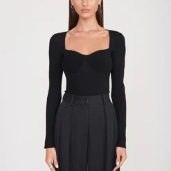 SILHOUETTE TOP | BLACK