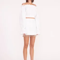 TRISTAN TOP | WHITE -Outlet Attirion Store tristan top white 01760 web