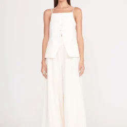 CALEB PANT | ECRU -Outlet Attirion Store una top ecru 1 b064bf5e 388f 4219 8e54 45fb3d759751