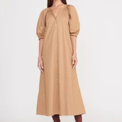 VINCENT DRESS | CAMEL