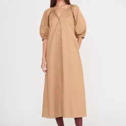 VINCENT DRESS | CAMEL -Outlet Attirion Store vincent dress camel 3 web 71270a04 fe2e 4bb3 91f2 4d1ae42e30b2