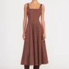 WELLS DRESS | MAHOGANY